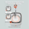 KZKR Spin Mop and Bucket System with Dual Compartment Mop