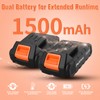 PULITUO 20V Cordless Drill/Driver, 2 Batteries Electric Screwdriver, 30Nm Power