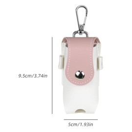 Scott Edward Golf Ball Waist Bag, Portable Leather Golf Ball Storage Bag Holder, Golfer Mini Waist Pouch, Golf Ball Carry Pouch with Tee Holder, Buckle, Clip for Women Men Belt Golf, Golf Gift