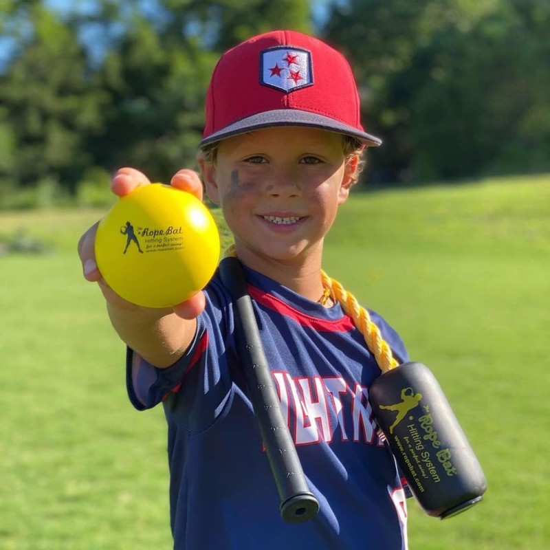 Rope Bat Ultimate Training Balls - Baseball & Softball Lightweight,
