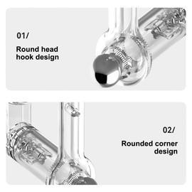 Paper Towel Holder, No Drill 180 Degree Rotatable Towel Rack with Vacuum Suction Cup Wall Mounted Tissue Roll Stand for Kitchen Bathroom Bedroom