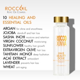 ROCCO DONNA  Hair Beauty Dose Treatments Amples .66 oz. (pack of 4)