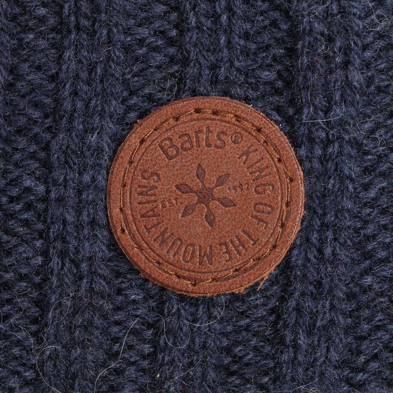 Barts Boy's Haakon Turnup Beret, Blue (Navy 003h), One (Size: