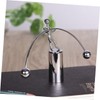 ORFOFE Balance Cylinder Weightlifting Man Tumbler Iron Desktop Ornament Metal