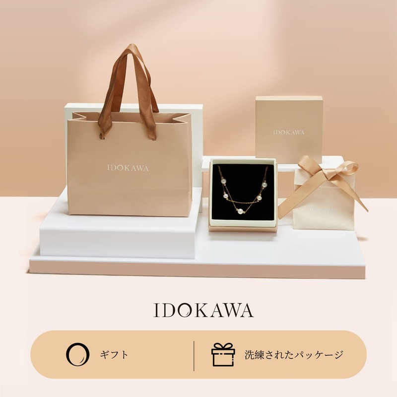 IDOKAWA Women's Bracelet, Pearl, 925 Silver, Popular, Wedding, Birthday, Mother's