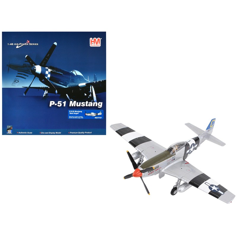 DCD North American P-51D Mustang Fighter Aircraft Bad Angel Lieutenant