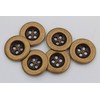 Simple Brass Antique Bronze 4 Hole Basic Buttons Metal Buttons