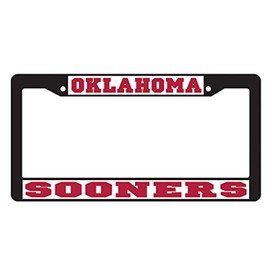 Oklahoma Plate_Frame (BLACK PLATE FRAME OK SOONERS (17506))