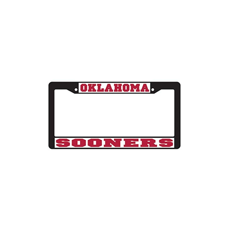 Oklahoma Plate_Frame (BLACK PLATE FRAME OK SOONERS (17506))
