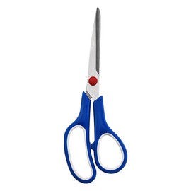 8-Inch Multipurpose Scissors 3-Pack - Ultra Sharp, Durable Stainless Steel Blades, Ergonomic Comfort-Grip Handles - for Home, Office, School, Crafts, Sewing, and Tailoring