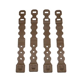 Tactical Tailor Fight Light Series Malice Clip - 4 Pack (Short Coyote)