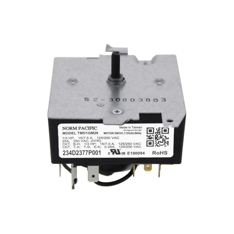 234D2377P001 - OEM Upgraded Norm Pacific Clothes Dryer Timer Replaces