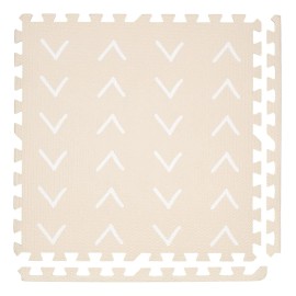 Tapete Para Bebé Flechas Blancas Espacio Seguro Y Suave