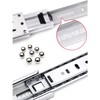 Hafele Stainless Steel Side Mount Drawer Runners, 35kg Load Capacity,