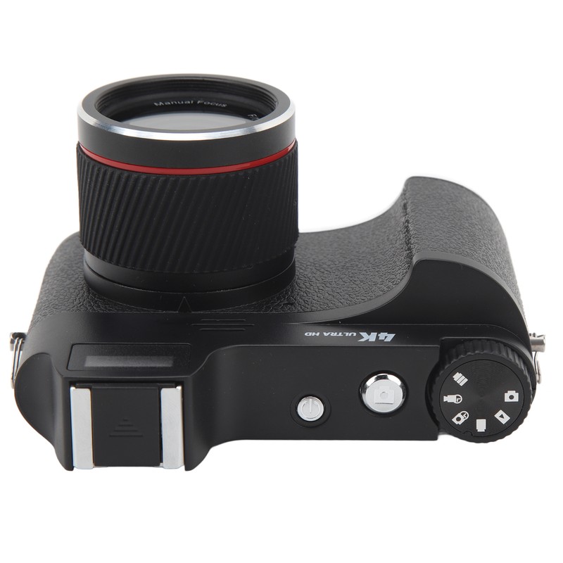 4K Digital Camera 48MP Manual Focusing Retro Anti Slip Pattern