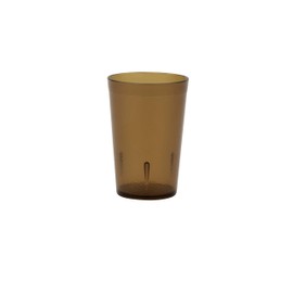 G.E.T. Enterprises 6608-1-A-EC, Amber 8 oz. Plastic Tumblers (Pack of 4)