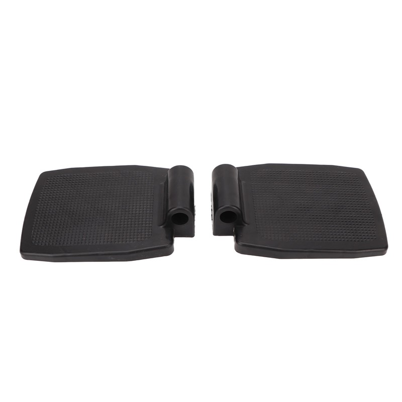 2pcs Wheelchair Footplate Plastic Ergonomic Wheelchair Footrest Pedal Replacement Accessory