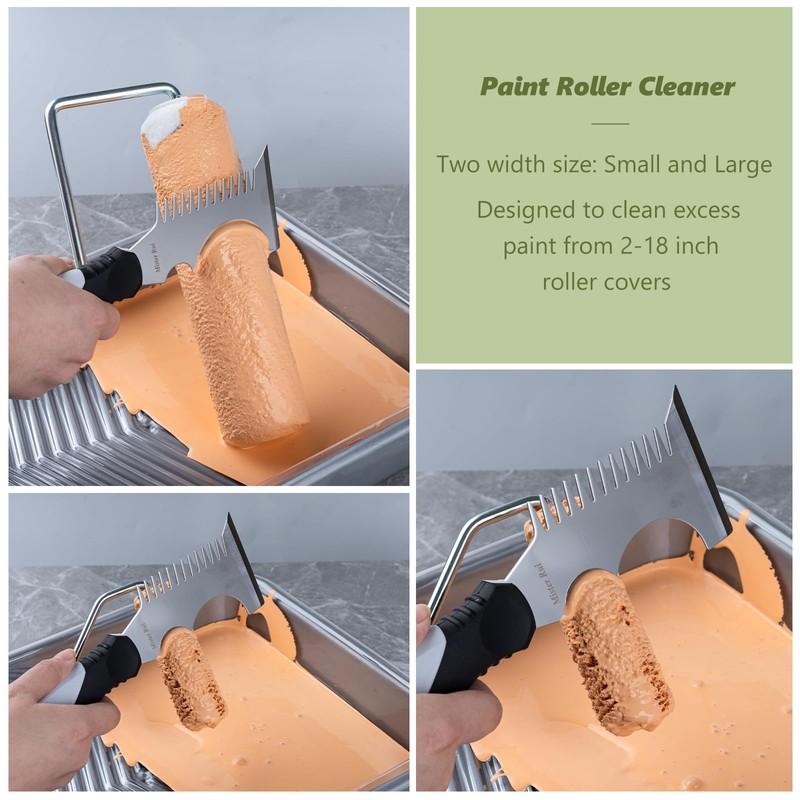 Mister Rui 28 Pack Paint Roller Kit with Extension Pole,