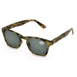 V.W.E. Non-Bifocal Outdoor Reading Sunglasses P3 Keyhole - Marble Readers (Tortoise, 1.50)