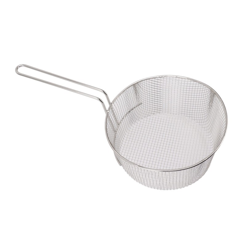 Frying Basket Stainless Steel Long Handle Reusable Rust Resistant Fry