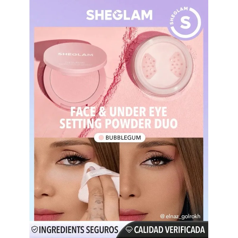 Sheglam Insta-ready Polvos Fijadores Rostro Y Ojos