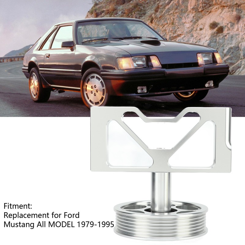 Air Pump Idler Bracket with Pulley Metal Replacement for Ford