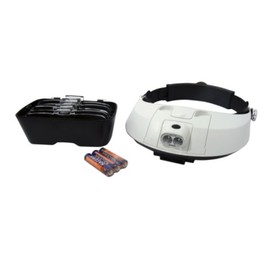 Lupa Optovisor Manos Libres 2 LED 1.0X A3.5x MG81001-G OBI