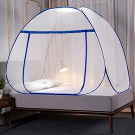 Living Peace Lovely One-Touch Mosquito Net (150x200cm) Blue