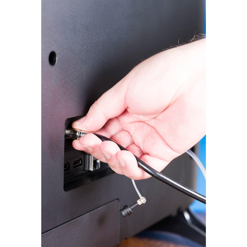 ATIVA® RG6 Coaxial Cable, 6’, Black, 26894