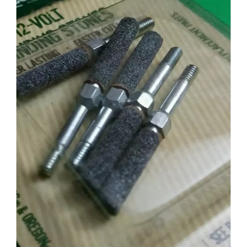 Forester 13/64 5 PACK CHAINSAW SHARPENING STONE THREADED FITS GRANBERG