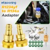 Mtsooning R1234yf to R134a Conversion Adapter,High/Low Pressure Side R134a to
