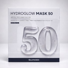 Cosmecca Korea Glutanex Hydroglow 50 Glutathione Mask 4 sheets / 글루타넥스 하이드로글로우50 글루타티온 마스크 4매