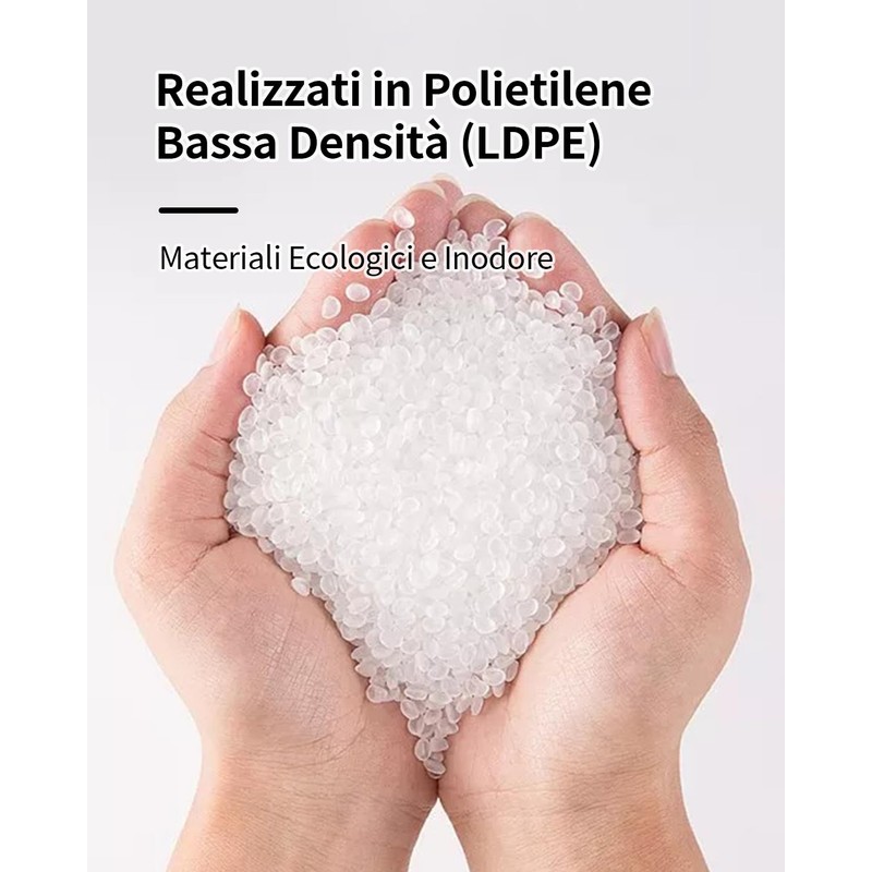 HW CASA Pack of 80 35 Litre LDPE Bin Liners,