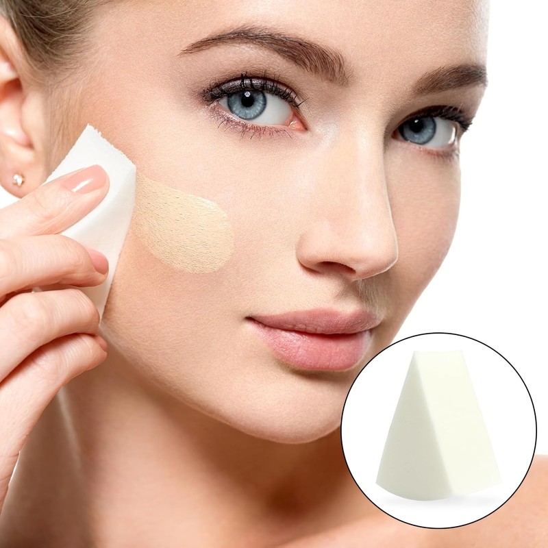 6 Pcs Triangle Sponges, Triangle Shape Make Up Sponges, Face