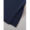 Latuza Men's Bamboo Viscose Nightshirt Sleeveless Sleep Shirt, Navy, Medium