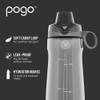 Pogo BPA-Free Plastic Water Bottle with Chug Lid, Blue Atoll,
