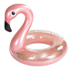Adult Cute Flamingo Shaped Float, Diameter 32.3 inches (82 cm), Cute Float Ring, Summer Vacation, Water Play, Sea, Beach, Beach, Swimming Pool, Outdoor, Sea Float (Pink)