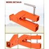 DEXSO 2" Clamp on Trailer Hitch Receiver for Tractor Bucket