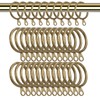 24 Brass Curtain Rings - Durable Metal Rings for Curtain