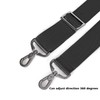 56 Inch Shoulder Strap with Padded and Metal Swivel Hooks,
