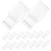ULTECHNOVO 50Pcs Leakproof Lotion Bottle Pump Collar Clip Plastic PP