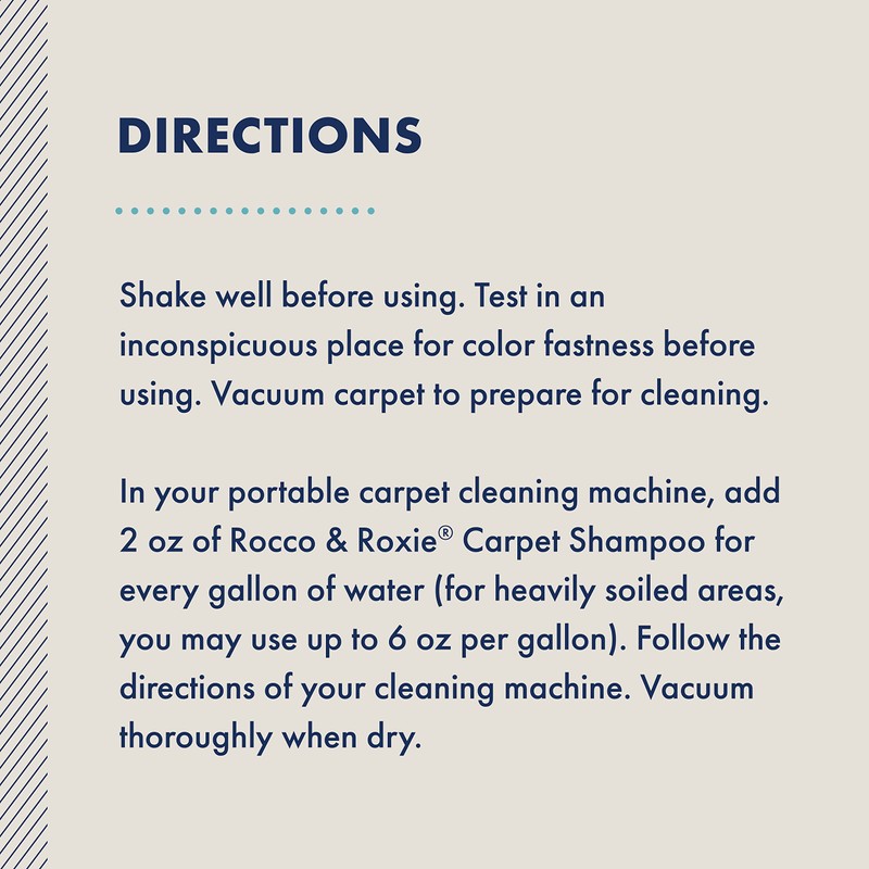 Rocco & Roxie Carpet Cleaner Solution for Pets - Pet