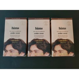Hims 3 - HIMS Under Cover Hair Color & Conditioner Medium Brown Color Blends Grays