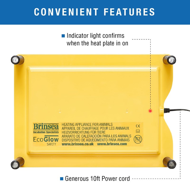 Brinsea Ecoglow Safety 1200 Chick or Duckling Brooder, Adjustable Height