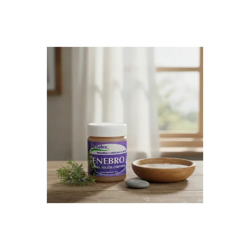 Pomada De Enebro Crema Sólida Corporal Frasco De 40g