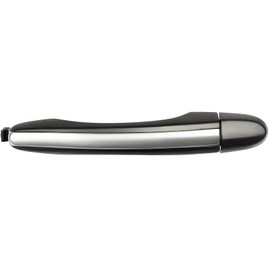 LUJUNTEC Exterior Rear Driver Left Passenger Right Side Door Handle Replacement for 2006-2011 for Hyundai for Azera 1pc Black Lever w/Chrome Handle Replace OE 826513L000