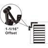 QCAA Steel Blind Shutter Hinge for Wood Frame & Brick,