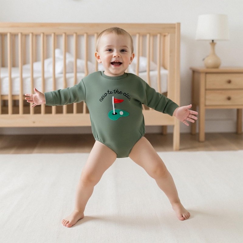 PUHHAPIEY Baby Boy Fall Winter Outfit New To The Club