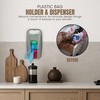 KICHLY Plastic Bags Holder, Durable Grocery Plastics Dispenser, Storage Organizer