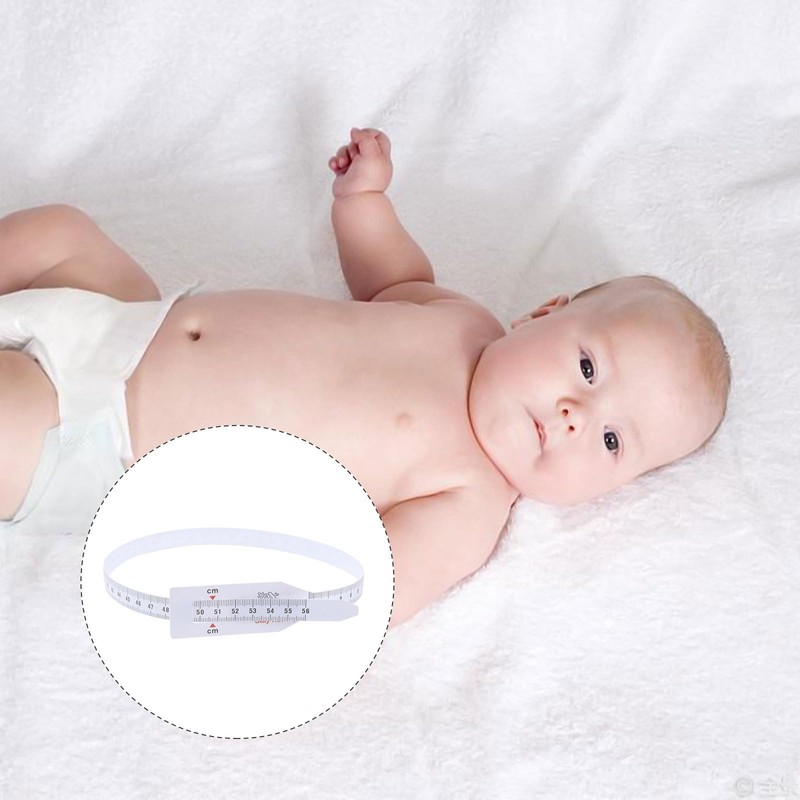 TEHAUX 6pcs Head Measuring Tape, 22 inch Infant Head Circumference
